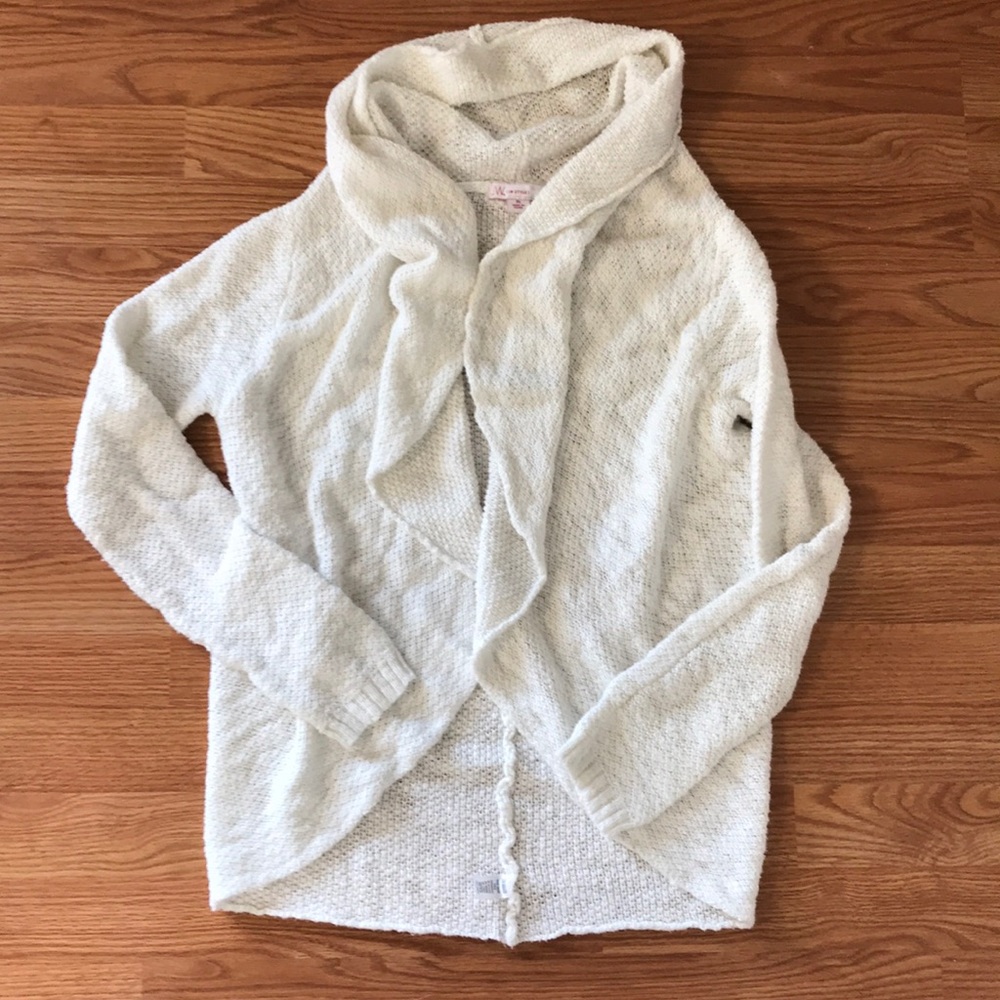 White Crochet Sweater